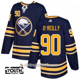 Barn Ishockey Buffalo Sabres Tröja Ryan OReilly 90 Adidas 2017-2018 Marinblå Authentic